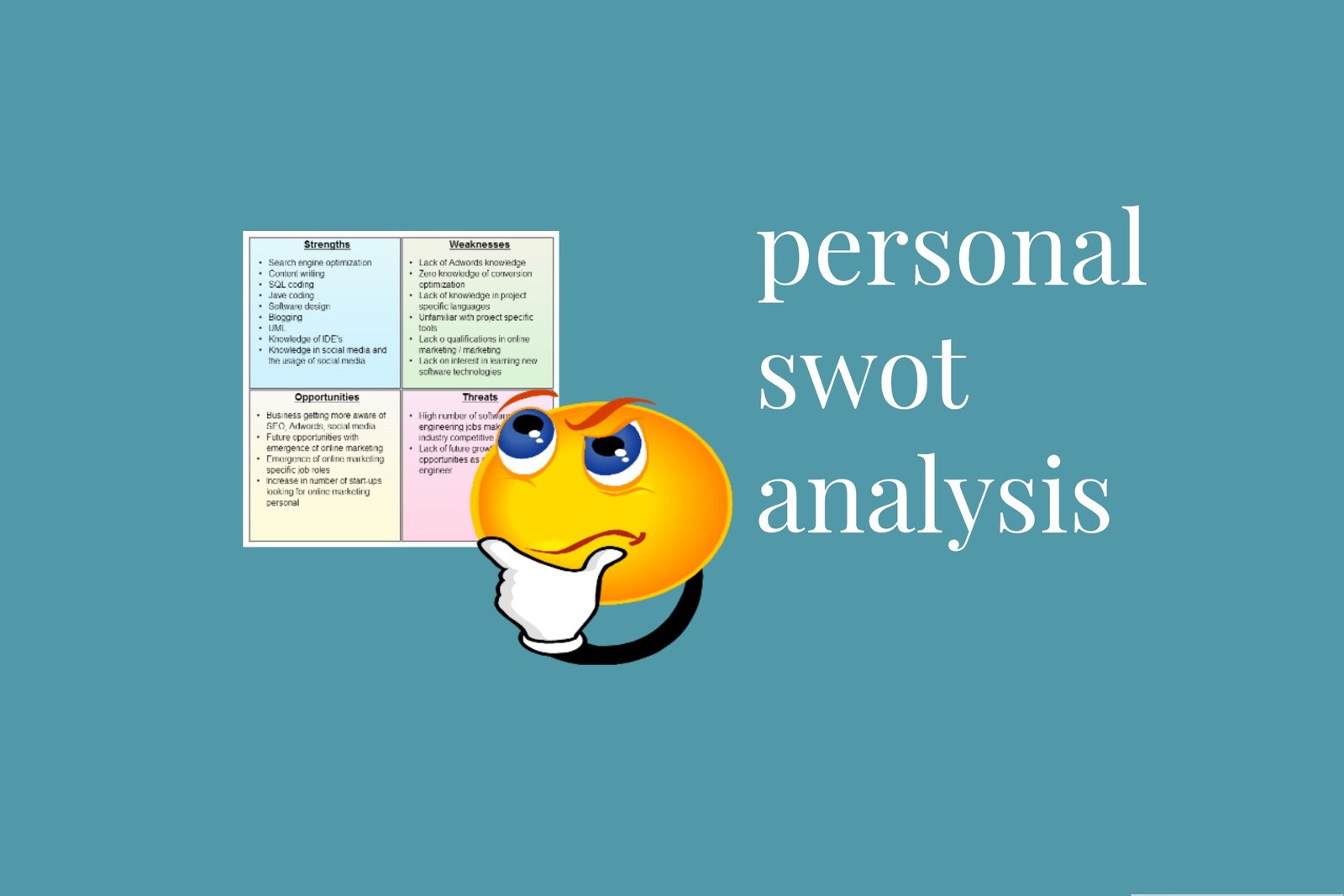 Personal SWOT Analysis - Life With Bharat